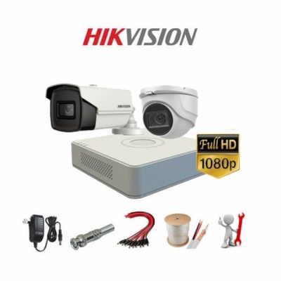 Trọn bộ 2 Camera 2MP-1080P (có Mic thu âm thanh)