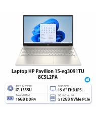 Laptop HP Pavilion 15-eg3091TU 8C5L2PA (Core i7 1355U/ 16GB/ 512GB SSD/ Intel Iris Xe Graphics/ 15.6inch Full HD/ Windows 11 Home/ Gold/ Hợp kim nhôm)