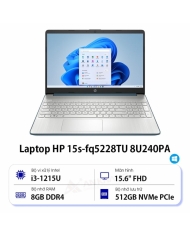 Laptop HP 15s-fq5228TU 8U240PA (Intel Core i3-1215U | 8GB | 512GB | Intel UHD | 15.6 inch FHD | Win 11 | Xanh)
