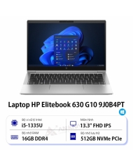 Laptop HP EliteBook 630 G10 9J0B4PT (Core i5 1335U/ 16GB/ 512GB SSD/ Intel UHD Graphics/ 13.3inch Full HD/ Windows 11 Home/ Silver/ Vỏ nhôm)