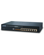 8-port 10/100/1000Mbps PoE Switch PLANET GSD-808HP