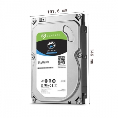 Ổ cứng HDD Seagate SkyHawk AI 12TB 3.5 inch, 7200RPM, SATA, 256MB Cache (ST12000VE001)