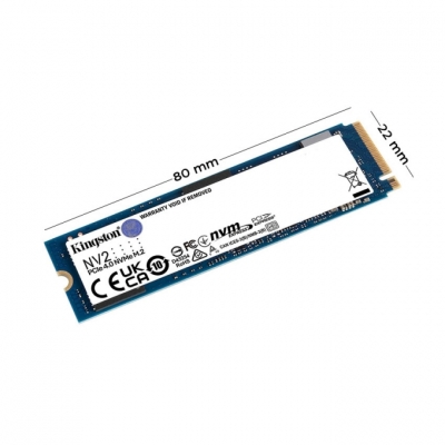 Ổ CỨNG SSD KINGSTON SNV2S 500GB NVME M.2 2280 PCIE GEN 4X4 (ĐỌC 3500MB/S - GHI 2100MB/S) - (SNV2S/500G)