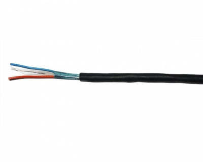 Cáp điện thoại SINO 4 ruột (2P), có lớp bạc chống nhiễu, sợi dây trần, lớp mỡ bám vào dây chống ẩm ( Cuộn 200M)