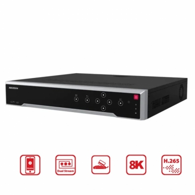 Đầu thu hình camera IP 32 kênh Hikvision DS-7732NI-M4/16P hỗ trợ PoE, 4 SATA lên đến 14TB