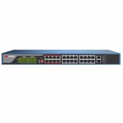Switch PoE lớp 2, 24 cổng 100M Hikvision DS-3E0326P-E