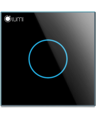 Công tắc cảm ứng 1 nút viền nhôm LUMI LM-S1