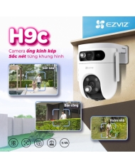 Camera WiFi quay quét, ống kính kép EZVIZ H9c (3MP+3MP)