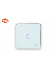 CÔNG TẮC JAVIS 1 GANG VUÔNG VIỀN BẠC