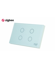 CÔNG TẮC JAVIS 4 GANG CHỮ NHẬT ZIGBEE