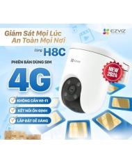 Camera WiFi EZVIZ H8C 2K 4G Quay Quét 360 độ