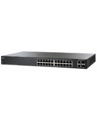 24-Port 10/100Mbps PoE Smart Switch Cisco SF200-24P