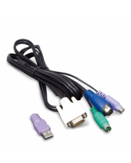 1.8 Meter 1 to 3 DKVM Combo Cable for KVM Switches PLANET KVM-DCB-1.8