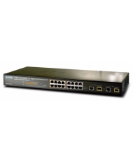 16-port 10/100Mbps + 2 Gigabit TP/SFP PoE Switch PLANET FGSW-1828PS