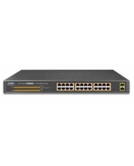 24-port 10/100/1000Mbps PoE Switch PLANET GSW-2620HP