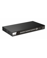 24-Port PoE L2 Managed Gigabit Switch DrayTek Vigor P2280