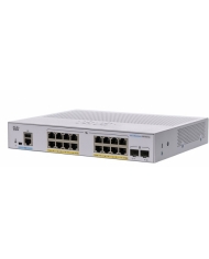 18-Port Gigabit Ethernet PoE Managed Switch CISCO CBS350-16P-E-2G-EU